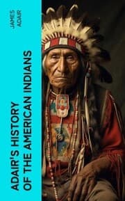 Cover von Adair's History of the American Indians