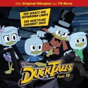 Cover von 10: Der Schatz der gefundenen Lampe / Der Gesetzlose Dagobert Duck (Hörspiel zur Disney TV-Serie)