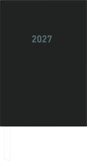 Cover von Buchkalender 1T/1S schwarz 2027