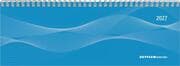Cover von Tischquerkalender Profi blau 2027
