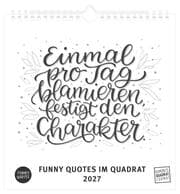 Cover von Funny Quotes im Quadrat 2027
