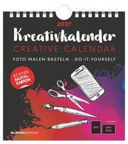 Cover von Kreativkalender S schwarz 2027