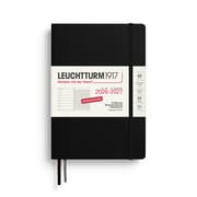 Cover von Wochenkalender & Notizbuch Medium (A5), 18 Monate, Schwarz 2027