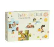 Cover von Das kunterbunte Puzzle - Wimmeliger Badespaß