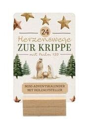 Cover von 24 Herzenswege zur Krippe mit Psalm 139