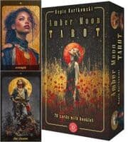Cover von Amber Moon Tarot - 78 tarot cards and 80-page booklet (English)