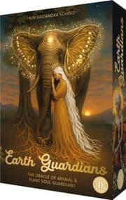 Cover von Earth Guardians - The Oracle of Power Animals and Plants - 46 color cards, 172-page color booklet