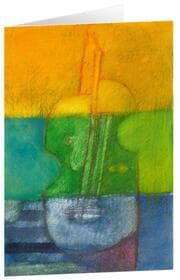 Cover von Kunstkarten 'Violine' 5 Stk.