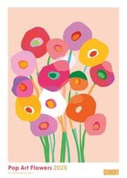 Cover von Pop Art Flowers 2025 - DUMONT Wandkalender - Poster-Format 50 x 70 cm