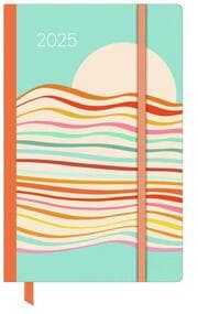 Cover von Dominique Vari Summerdream - Wochen-Notizkalender klein 2025 - Taschen-Kalender 9x14 cm - mit Verschlussband & Falttasche - Weekly