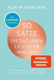 Cover von 50 Sätze, die das Leben leichter machen - das Kartenset zum Buch