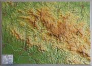 Cover von Reliefkarte Bayerischer Wald klein 1:275.000