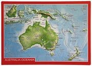 Cover von Reliefpostkarte Australien
