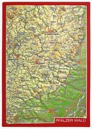 Cover von Reliefpostkarte Pfälzer Wald