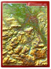 Cover von Reliefpostkarte Berchtesgadener Land