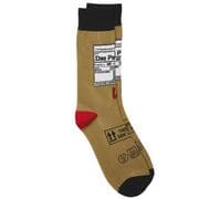 Cover von Sebastian Fitzek-Socken 'Das Paket' Größe 41-46