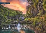 Cover von Paradiese auf Erden 2025 - Bildkalender 70x50 cm - Natur & Landschaft - hochwertiger Wandkalender XXL im Querformat - Posterkalender