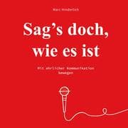 Cover von Sag's doch wie es ist