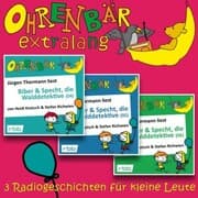 Cover von Radiogeschichten von Biber & Specht, den Walddetektiven, Teil 4-6 - Ohrenbär extralang