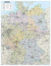 Cover von Straßenkarte Deutschland als Poster