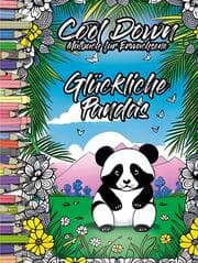 Cover von Cool Down - Malbuch für Erwachsene: Glückliche Pandas
