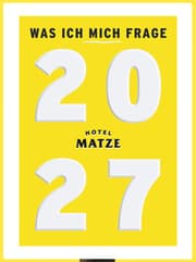 Cover von Was ich mich frage 2027