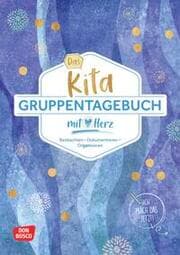 Cover von Das Kita-Gruppentagebuch mit Herz, DIN A 4, Variante 'Blau'