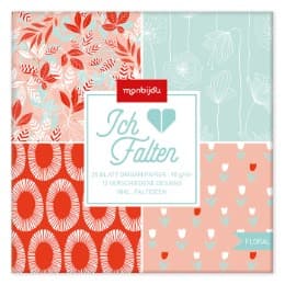 Cover von Ich liebe Falten - floral