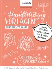 Cover von Handlettering-Vorlagen fürs ganze Jahr