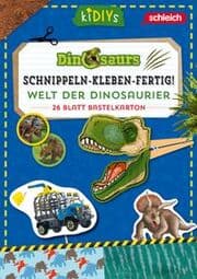 Cover von Schnippeln-Kleben-Fertig - Schleich Dinos: Welt der Dinosaurier