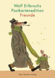 Cover von Wolf Erlbruchs Postkartenedition 'Freunde'