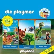 Cover von Die Playmos - Das Original Playmobil Hörspiel, Die große Dino-Box, Folgen 3,17,30