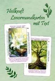 Cover von Heilkraft Lenormandkarten mit Text