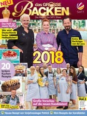 Cover von Das Grosse Backen - Das Magazin zur SAT.1 Show Vol. 1