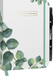 Cover von Bullet Journal Leaves mit Stift