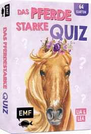 Cover von Das pferdestarke Quiz von den beliebten Social-Media-Stars Lia und Lea - ponylife
