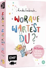 Cover von Kartenbox: Worauf wartest du? - 64 Karten, die dich glücklich machen