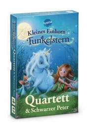 Cover von Kleines Einhorn Funkelstern. Quartett & Schwarzer Peter