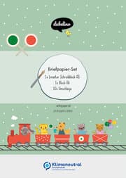 Cover von Briefpapier-Set für Kinder: Eisenbahn, Zug (für Mädchen und Jungen)
