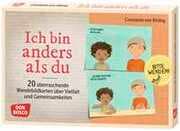 Cover von Ich bin anders als du - Ich bin wie du: 20 überraschende Wendebildkarten über Vielfalt und Gemeinsamkeiten