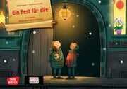 Cover von Ein Fest für alle. Schneinachten in der Nachtigallstraße. Kamishibai Bildkartenset