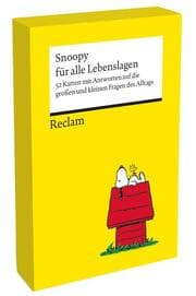 Cover von Snoopy für alle Lebenslagen. 52 Karten mit Antworten auf die großen und kleinen Fragen des Alltags