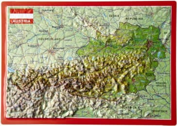 Cover von Reliefpostkarte Österreich