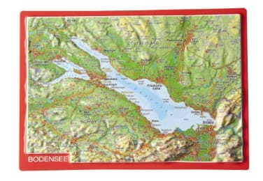 Cover von Reliefpostkarte Bodensee