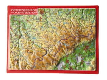Cover von Reliefpostkarte Osterzgebirge