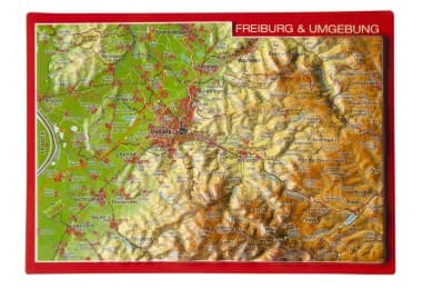 Cover von Reliefpostkarte Freiburg und Umgebung