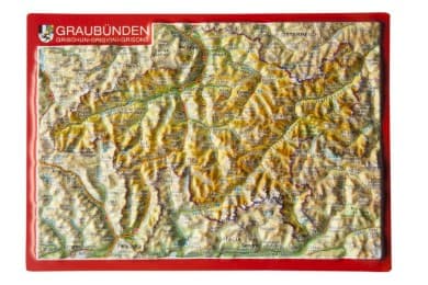 Cover von Reliefpostkarte Graubünden