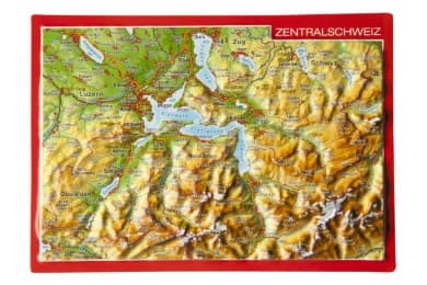 Cover von Reliefpostkarte Zentralschweiz