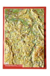 Cover von Reliefpostkarte Weserbergland