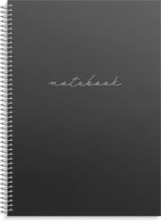 Cover von Burde Notizbuch Deluxe A5 Schwarz